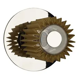 Small,Silver with Gold, 1 (Not Included)