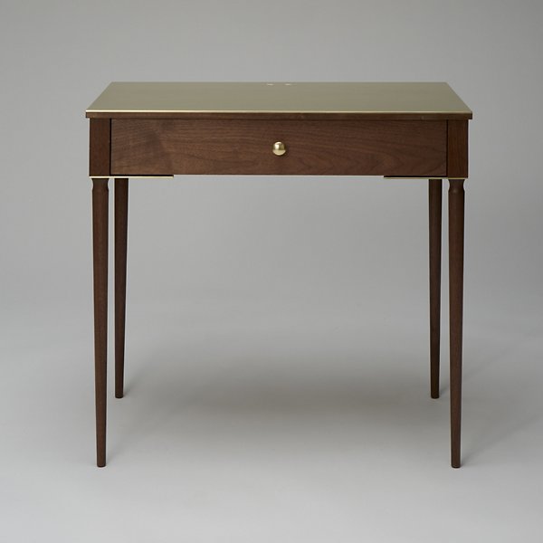 Small,Black Walnut with Brass