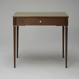 Small,Black Walnut with Brass