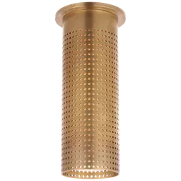 Antique-Burnished Brass White Glass