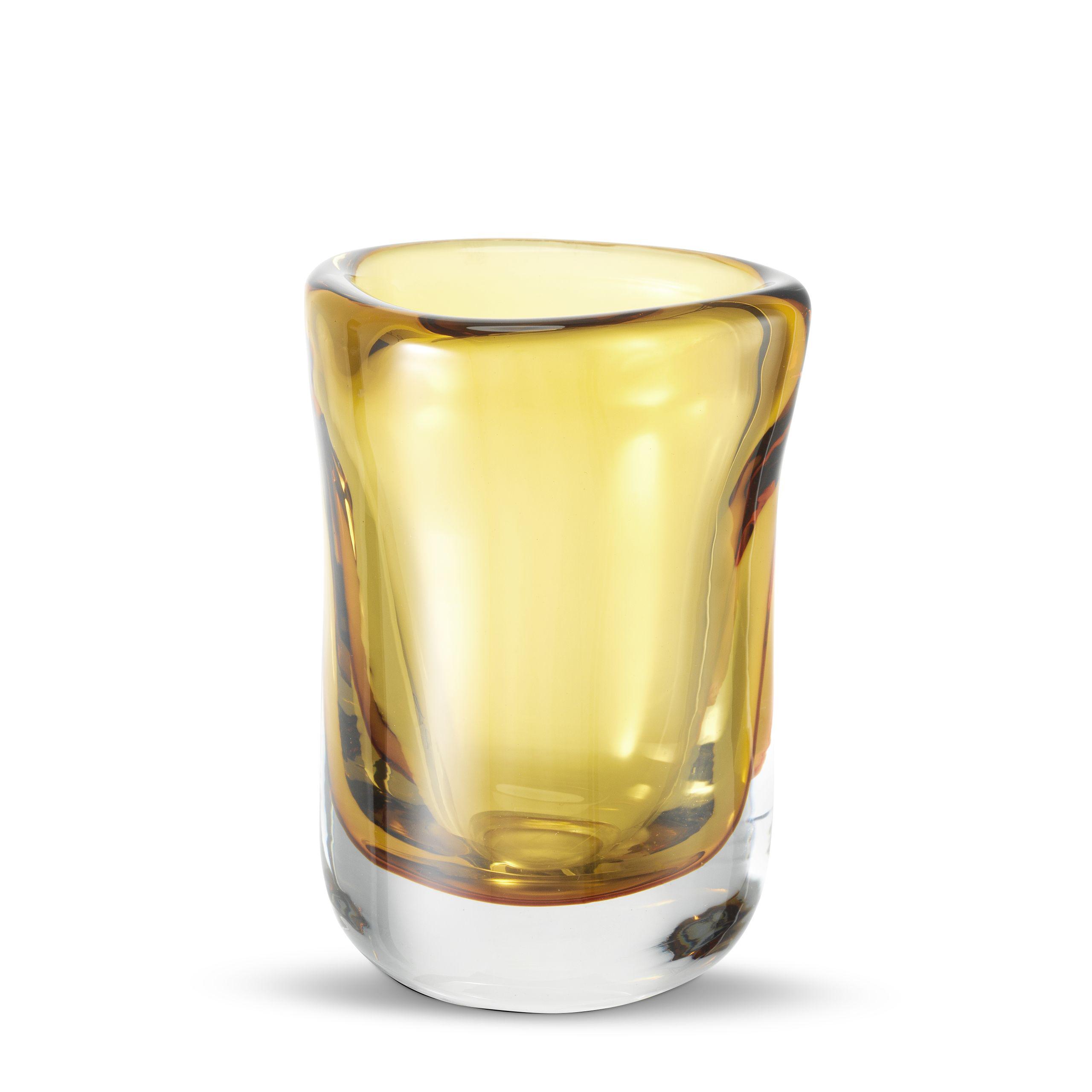 hand blown glass | yellow colour S