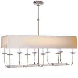 Polished Nickel 2 -36.5" x 37" x 6.5" Rectangular Paper Rectangle