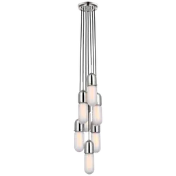 Polished Nickel Frosted Glass