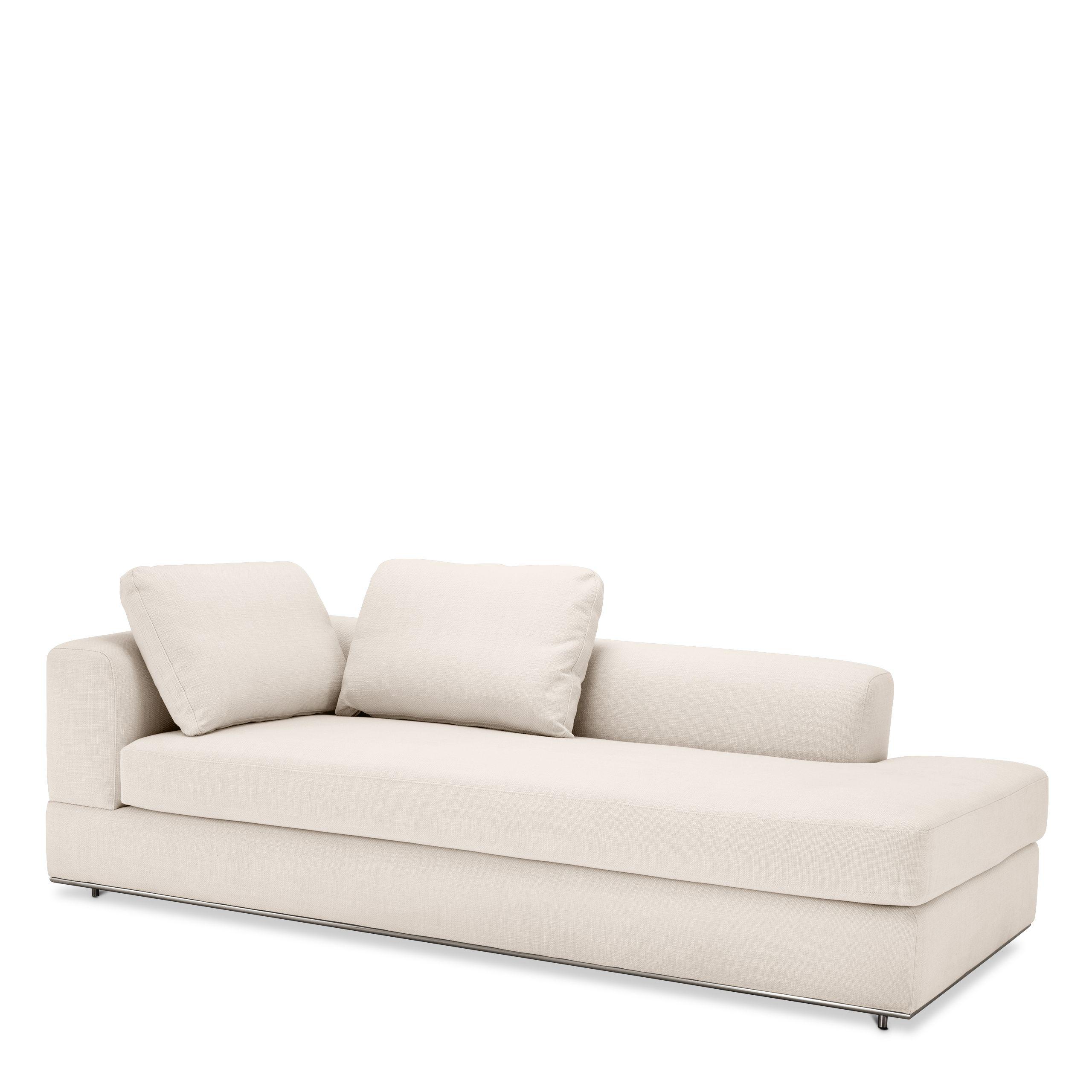 panama natural | polished stainless steel base left