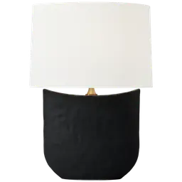 Rough Black Ceramic LED Bulb(s) Included