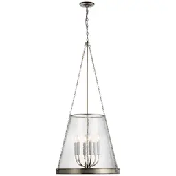 Polished Nickel Clear Restoration Glass