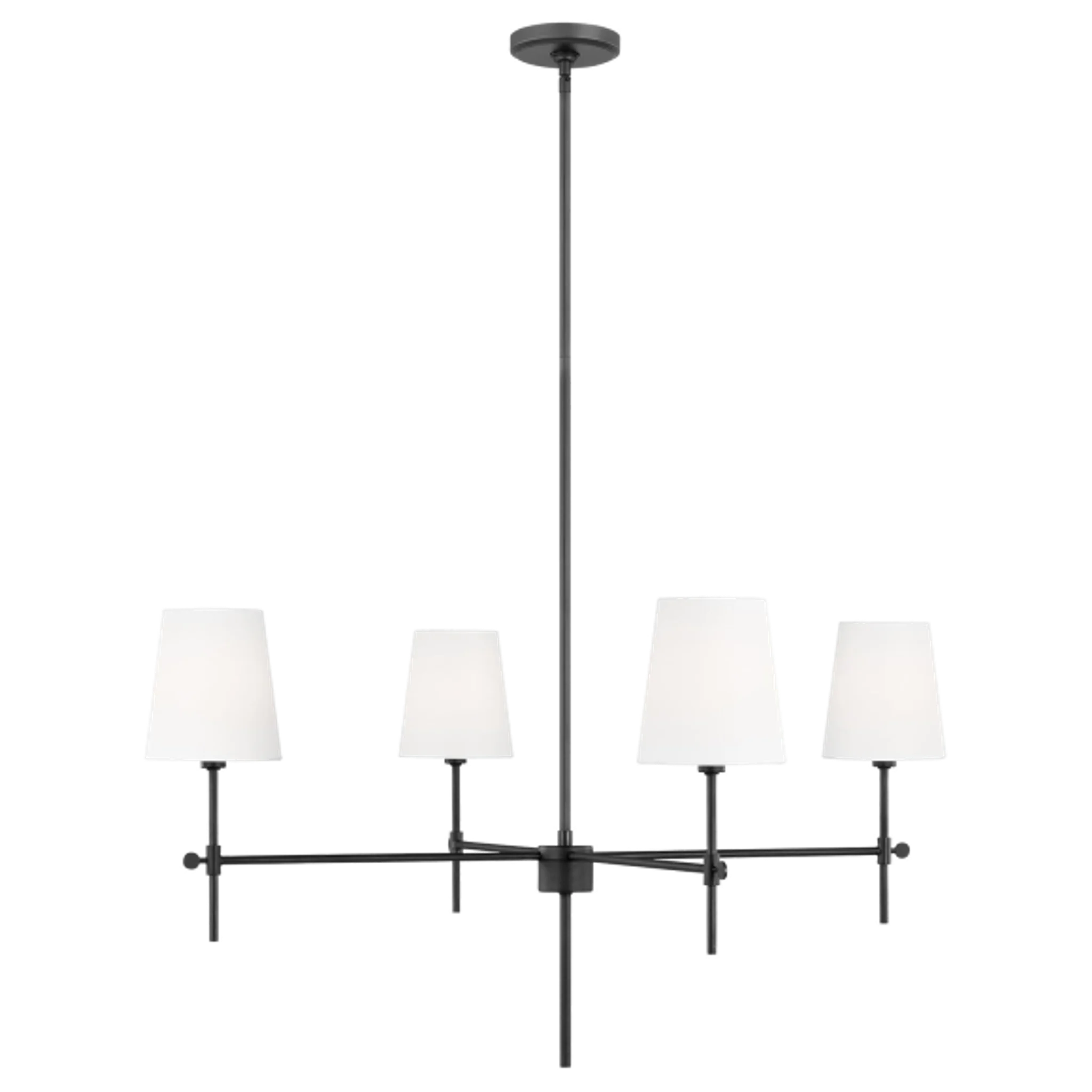 Купить Люстра Baker Four Light Large Chandelier в интернет-магазине roooms.ru