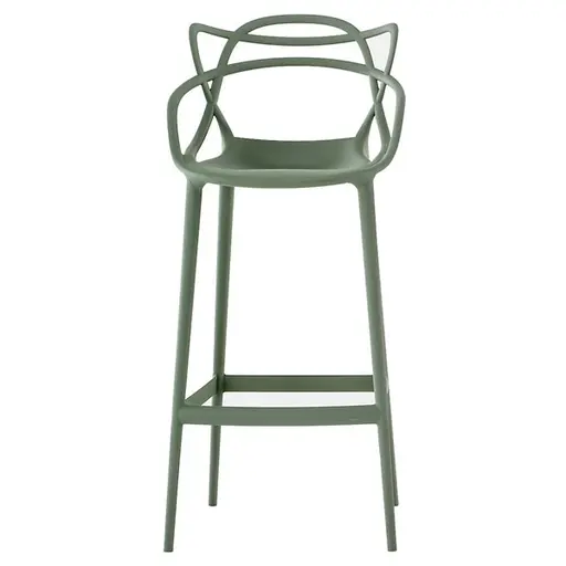 Купить Стул без подлокотника Masters Stool by Kartell (Bar/Sage Green) - OPEN BOX RETURN в интернет-магазине roooms.ru