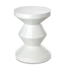 White Lacquered polyester