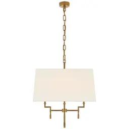 Hand-Rubbed Antique Brass 22" x 24" x 11" Linen Square