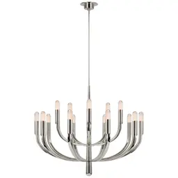 Polished Nickel Clear Glass