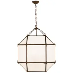 Antique Zinc White Glass