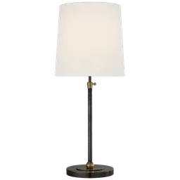 Bronze and Hand-Rubbed Antique Brass 11" x 12" X 12" Linen