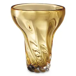 hand blown glass | yellow colour