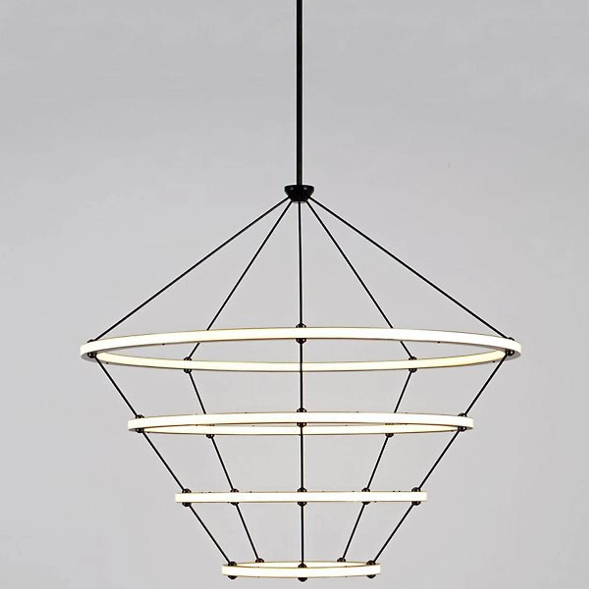 Купить Люстра Halo LED Chandelier в интернет-магазине roooms.ru