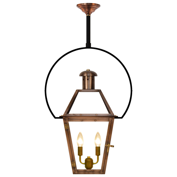 Купить Уличный подвесной светильник Georgetown 18" Yoke Ceiling Lantern в интернет-магазине roooms.ru