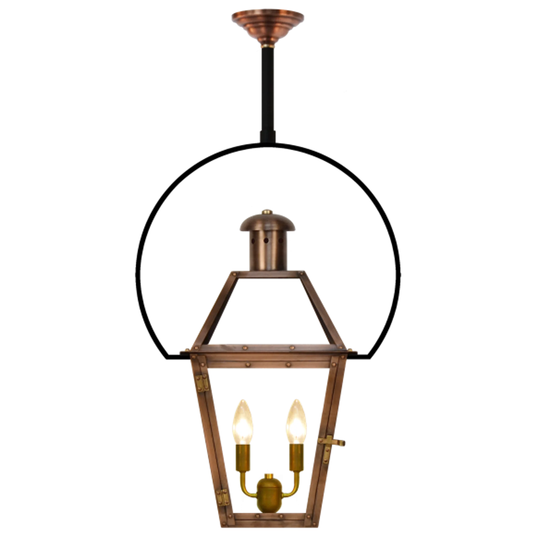 Купить Уличный подвесной светильник Georgetown 18" Yoke Ceiling Lantern в интернет-магазине roooms.ru