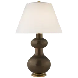 Matte Bronze 10" x 18.5" x 12.25" Linen