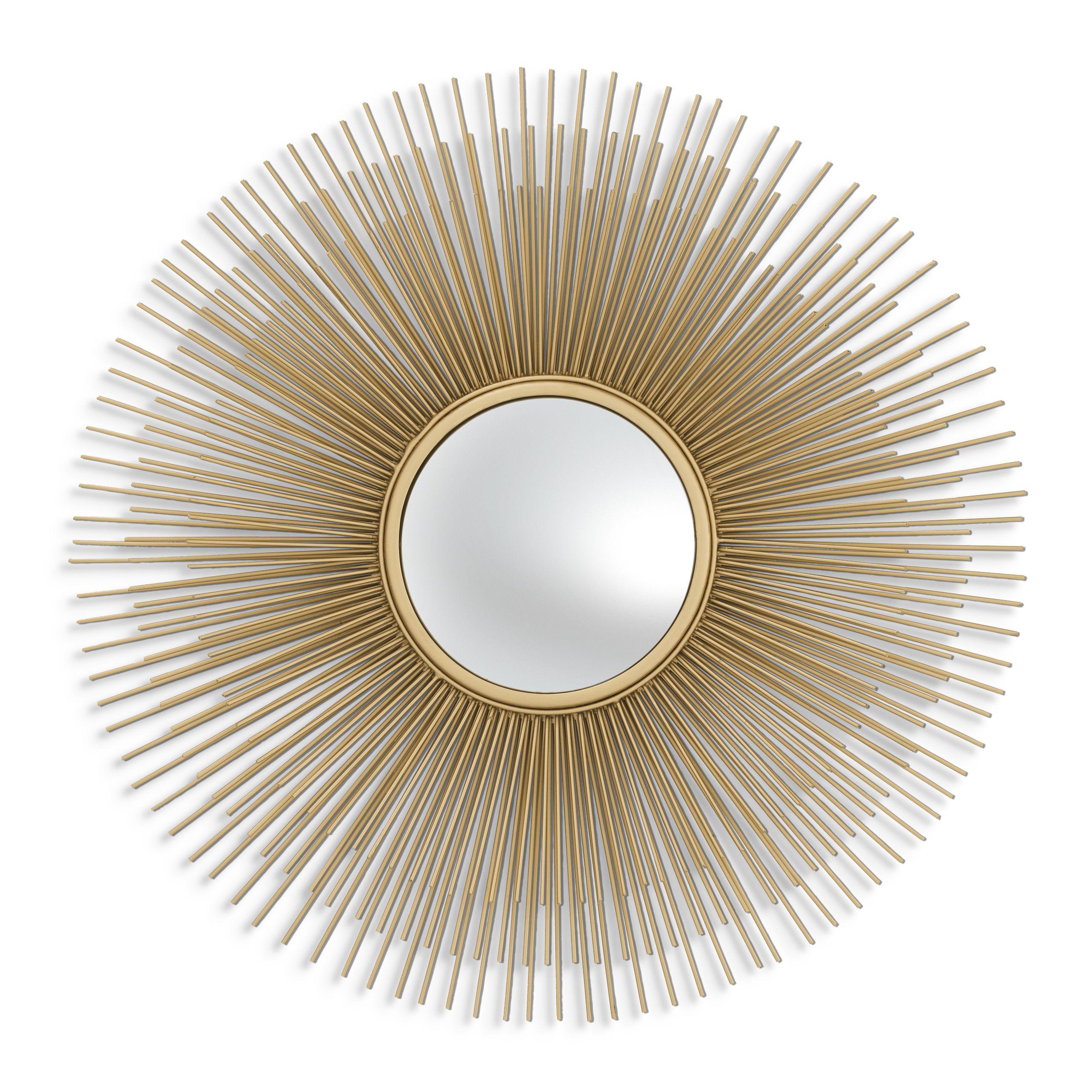 gold finish | convex mirror S