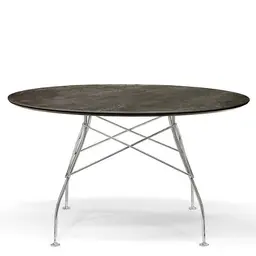 Chrome,Aged Bronze Marble