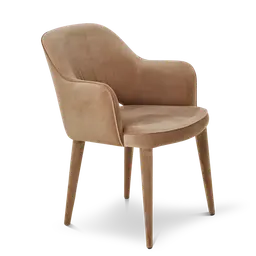 Beige Metal frame with upholstered legs