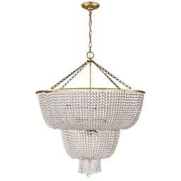 Hand-Rubbed Antique Brass Clear Glass