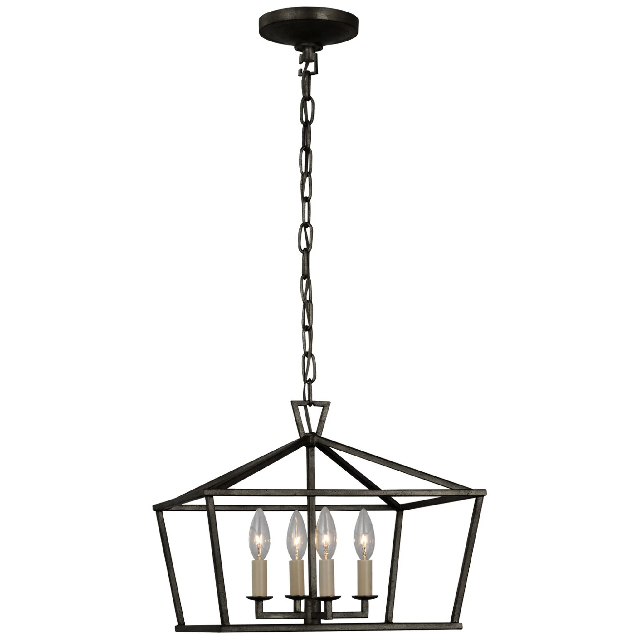 Купить Накладной светильник/Подвесной светильник Darlana Small Wide Semi-Flush Mount Lantern в интернет-магазине roooms.ru