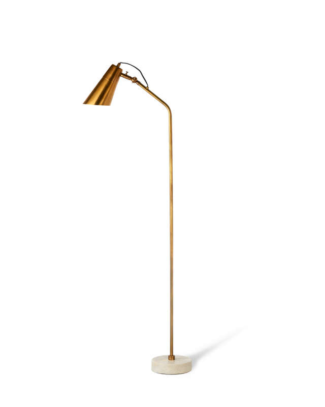 Купить Торшер Marble Disk Floor Lamp в интернет-магазине roooms.ru