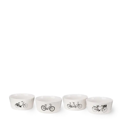 Купить Набор пиал Bikes Snack Bowls в интернет-магазине roooms.ru