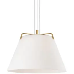 Satin Gold/White White G40 LED 80 CRI 3000K 120V