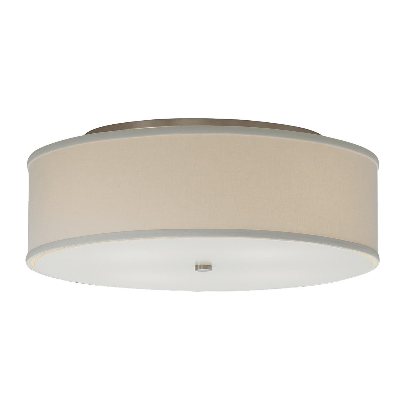 Satin Nickel White Small LED 80 CRI 3000K 120V