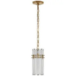 Hand-Rubbed Antique Brass Crystal