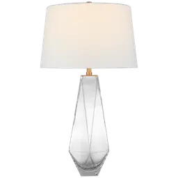 Clear Glass SH15" x 17.5" x 11" Linen
