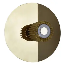 Large,Gold with Gold, 1 (Not Included)