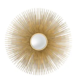 gold finish | convex mirror L