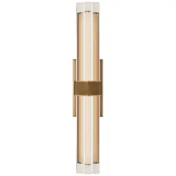 Hand-Rubbed Antique Brass Crystal