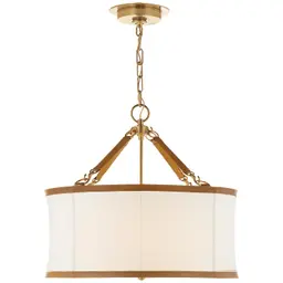 Natural Brass 24" x 24" x 11" Linen
