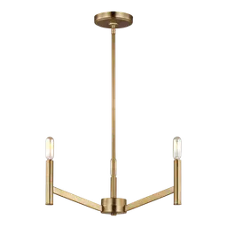 Satin Brass LED Bulb(s) Included