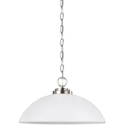 Brushed Nickel LED Bulb(s) Included