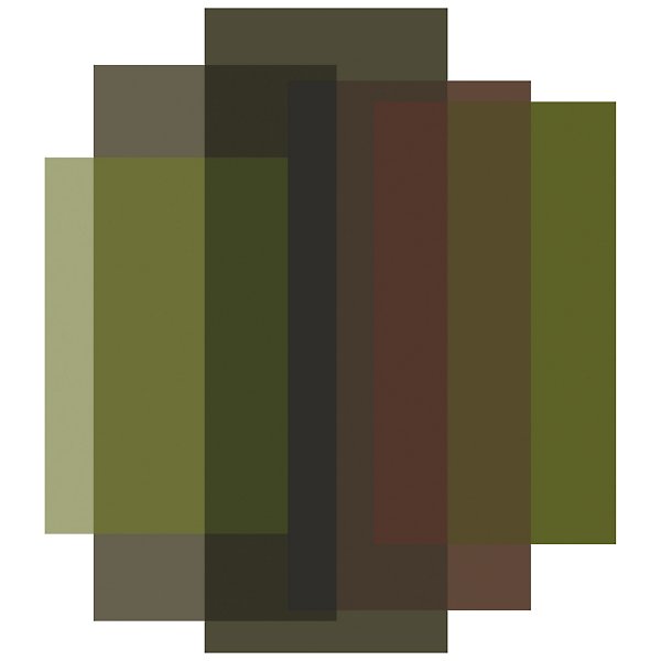 Купить Коврик Blended 5 Colours Area Rug в интернет-магазине roooms.ru