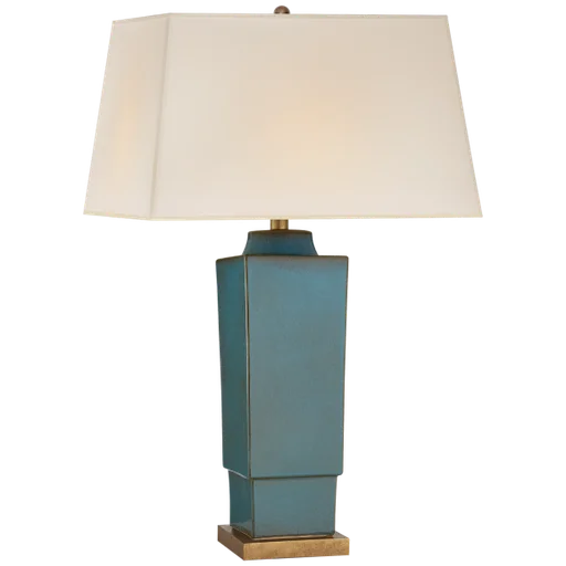 Купить Настольная лампа Khan Square Tapered Table Lamp в интернет-магазине roooms.ru