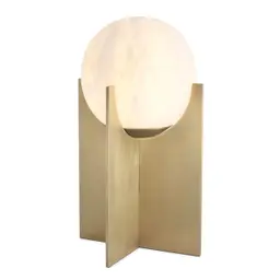 antique brass finish | alabaster L
