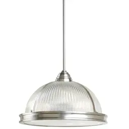 Brushed Nickel LED Bulb(s) Included