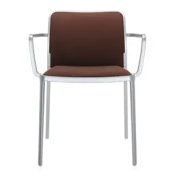 Polished Aluminum,Trevira Brown