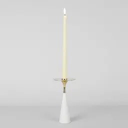 White / Polished Brass