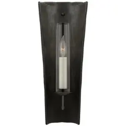 Stained Black Metallic and Aged Iron Clear Glass