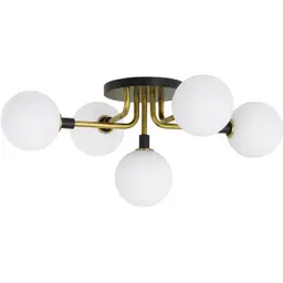 Opal/Brass Lamp Not Included