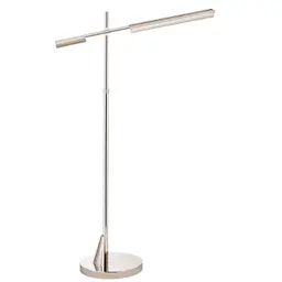 Polished Nickel Clear Acrylic