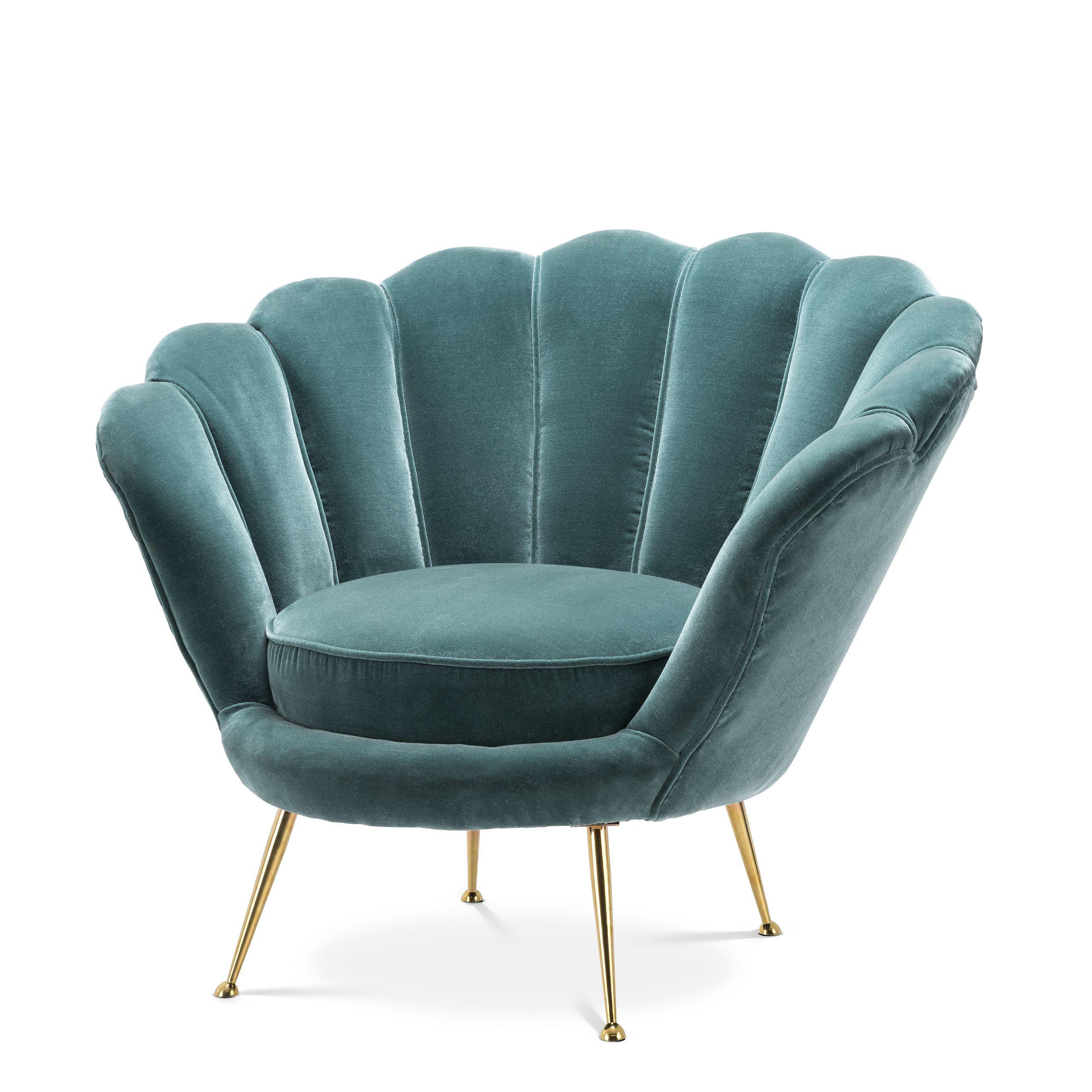 cameron deep turquoise | brass finish legs