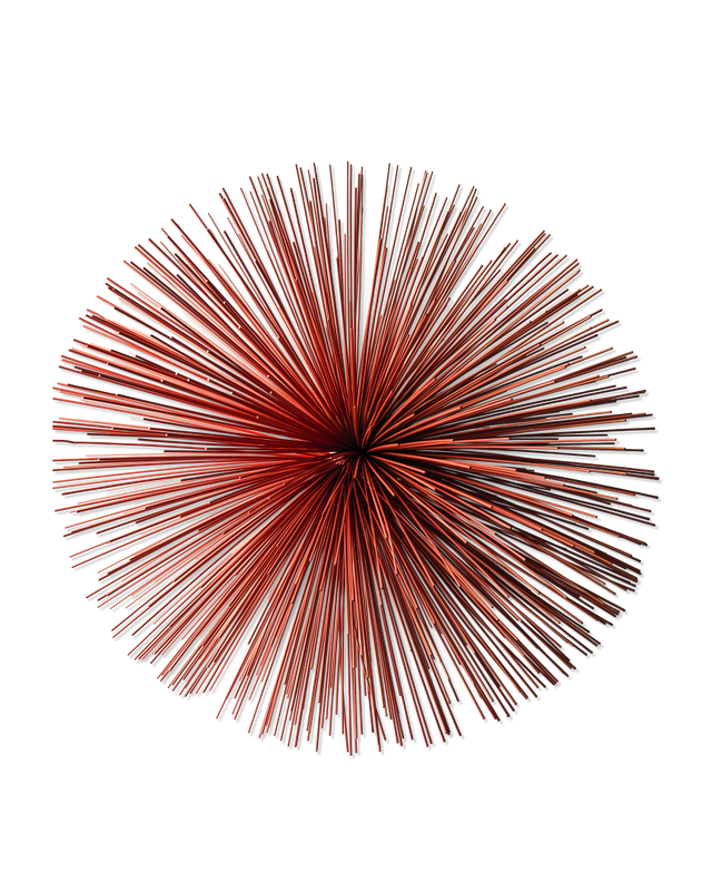 Coral red Coloured aluminium